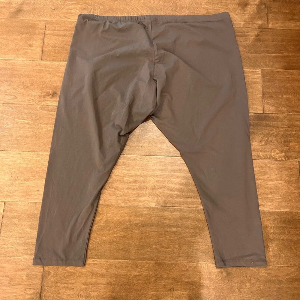 J Jill light brown ankle leggings 4X - Picture 4 of 6